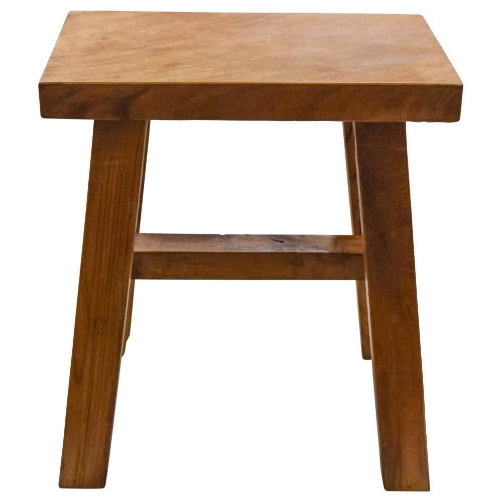 Wurzelholz-Hocker Eckig Aus Recyceltem Teakholz, Ca. 40x25 Cm 3 Wurzelholz-Hocker Eckig Aus Recyceltem Teakholz, Ca. 40x25 Cm