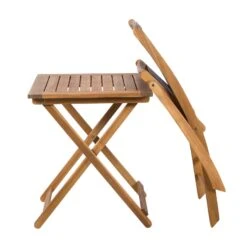 Balkonset „Balkonien“ Aus Akazienholz, 3-teilig, Silbergrau -Gartenmöbel 3910201594 Balkonset 3tlg Balkonien Koelle FSC Akazie Textilen silbergrau 12 59759