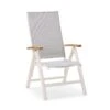 Best Klappsessel Cavalese / Weiß, Bequem, Pflegeleicht, Schlicht -Gartenmöbel 3910302358 Klappsessel Cavalese weiss m Teakarmlehnen 1 59045