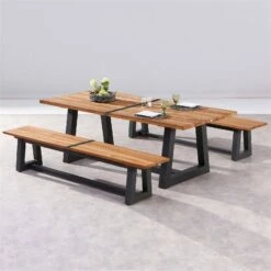 Best Alu-Bank Campione, Teakholz, Anthrazit, 45 X 220 X 40 Cm -Gartenmöbel 3910302495 3910801468 champione2 71140