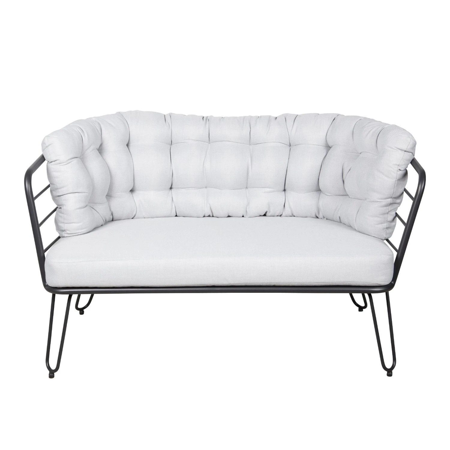 4-teilige Lounge-Gruppe 'Bella', Schwarz, Inklusive Auflagen 7 4-teilige Lounge-Gruppe 'Bella', Schwarz, Inklusive Auflagen – Bild 5