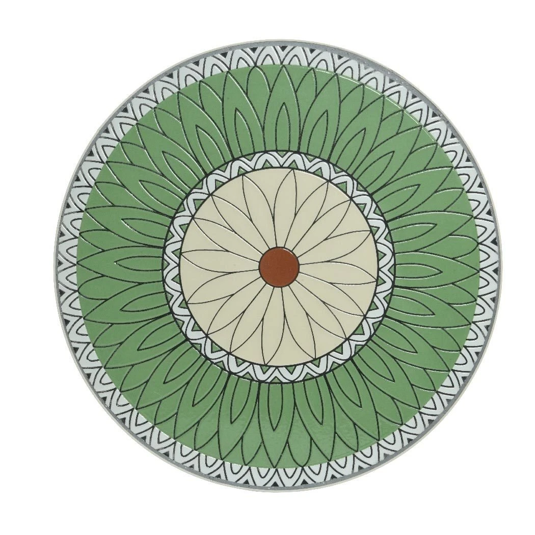 Bistro-Klappstuhl 'Vigo', Grün Mit Blumenmosaik 4 Bistro-Klappstuhl 'Vigo', Grün Mit Blumenmosaik – Bild 2