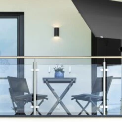 Doppler Alu-Balkonset 'Expert', 3-tlg., Anthrazit -Gartenmöbel 3910302641 Alu Balkonset Expert 3tlg 7 102428