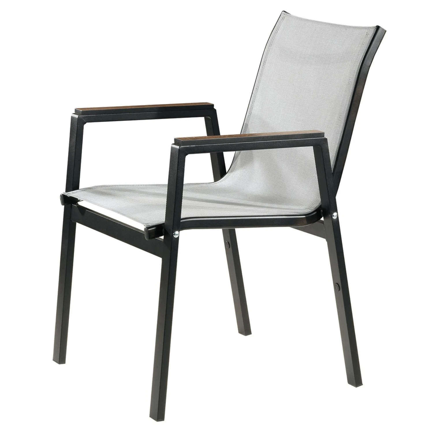 Stapelsessel, Schwarz, Grau, Ca. 86 X 66 X 56 Cm 3 Stapelsessel, Schwarz, Grau, Ca. 86 X 66 X 56 Cm