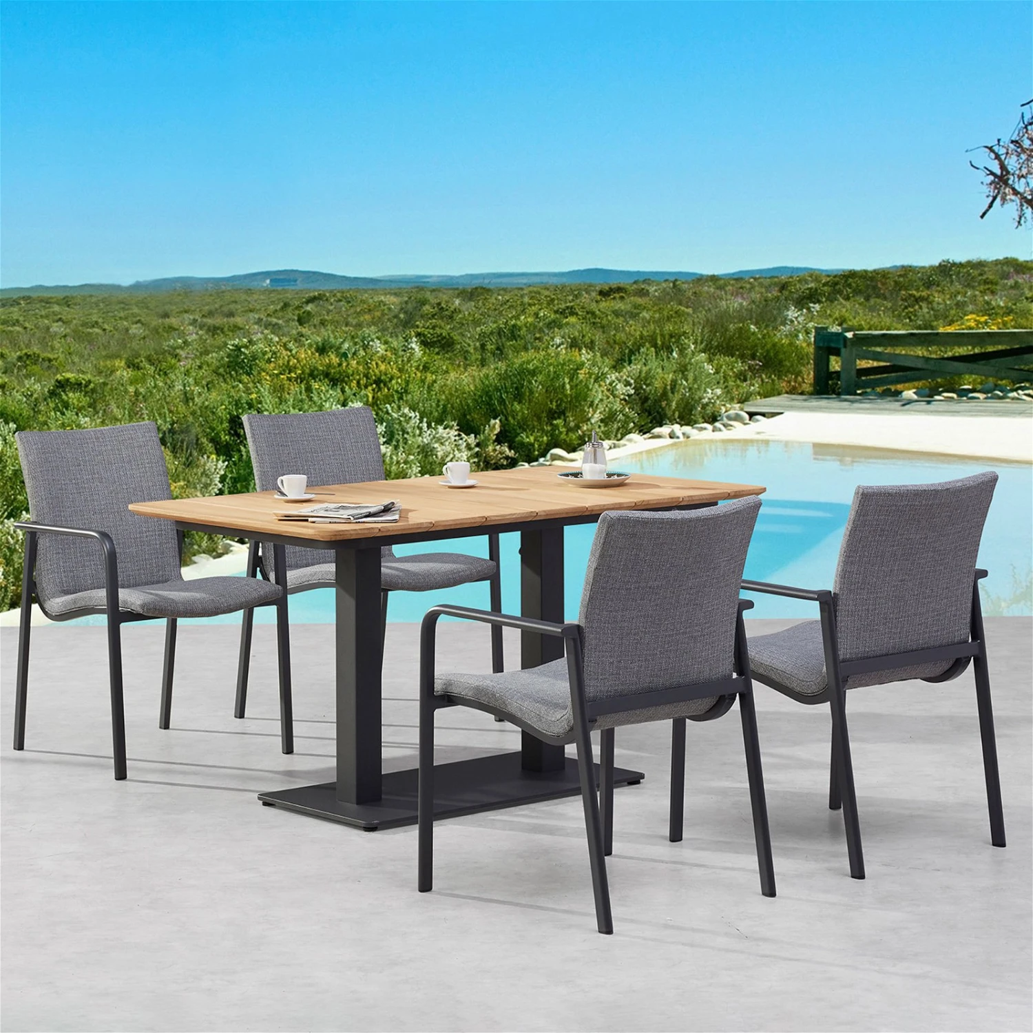 Best Polstersessel 'Positano', Hellgrau 4 Best Polstersessel 'Positano', Hellgrau – Bild 2