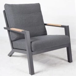 Loungesessel 'Australien', Anthrazit -Gartenmöbel 3910302693 Loungesessel Australien Koelle inkl Auflage 4 118542