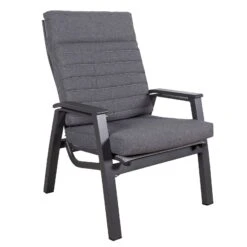 Loungesessel 'Paris', Grau/schwarz -Gartenmöbel 3910302694 Loungesessel Paris inkl Auflage 13 118550