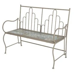 Bank 'Toulouse' Mit Mosaik, Ca. 110 X 44 X H91 Cm