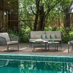 Lounge-Set 'Eagle', 5-teilig -Gartenmöbel 3910302708 Loungeset Eagle 5tlg Stahlgestell inkl Auflagenset 2 1 118533