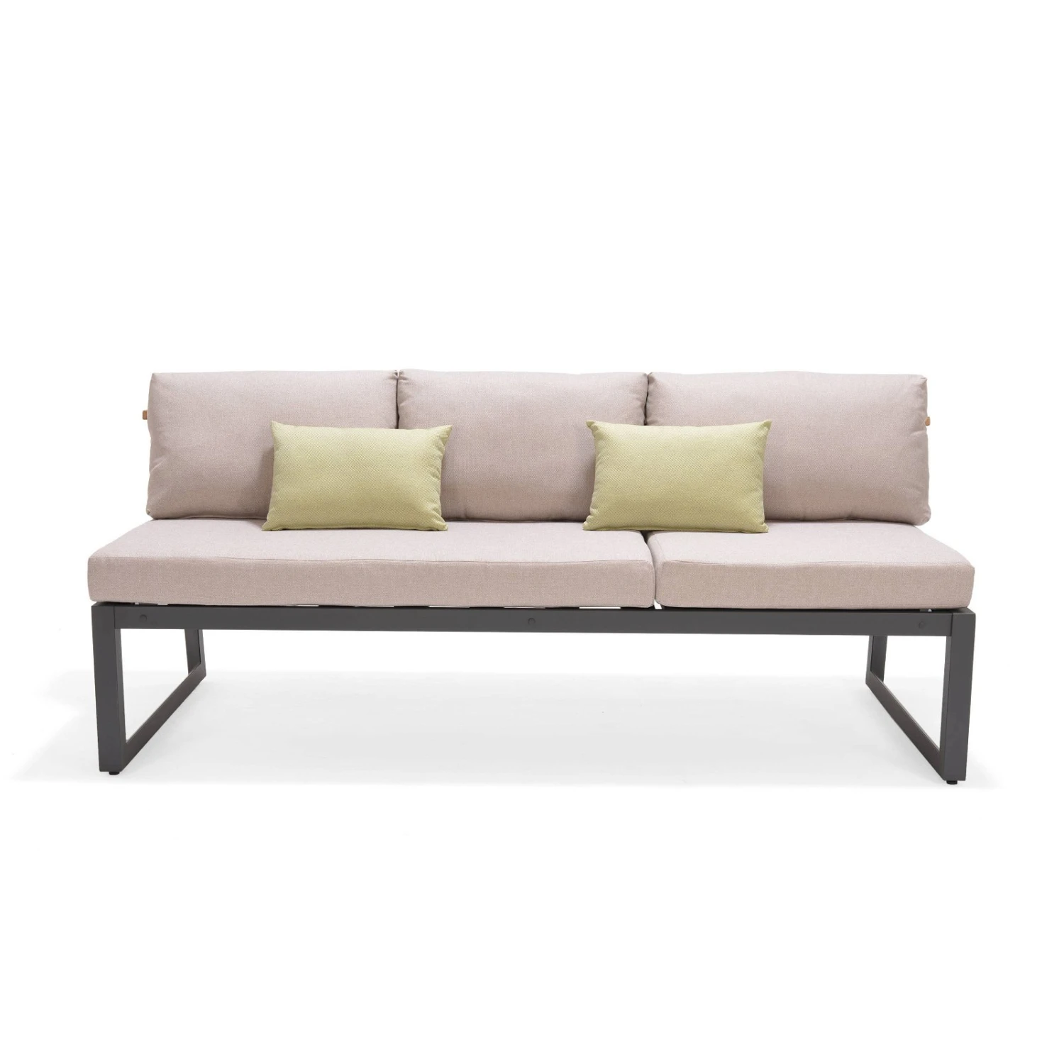 Dining-Bank 'Jimmy', 3-Sitzer, Grau, Ca. 191 X 89 X 75 Cm 3 Dining-Bank 'Jimmy', 3-Sitzer, Grau, Ca. 191 X 89 X 75 Cm