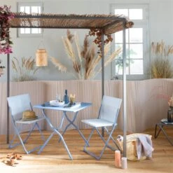 Lafuma Klappstuhl 'Chaise Balcony II', Blau, Ca. 83 X 44 X 48 Cm -Gartenmöbel 3910302714 Klappstuhl Chaise Balcony II Batyline Ciel 9 118614