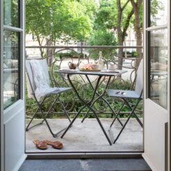 Lafuma Klappstuhl 'Chaise Balcony II', Terra, Ca. 83 X 44 X 48 Cm -Gartenmöbel 3910302715 Klappstuhl Chaise Balcony II Batyline terre 14 118641