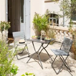 Lafuma Klappstuhl 'Chaise Balcony II', Terra, Ca. 83 X 44 X 48 Cm -Gartenmöbel 3910302715 Klappstuhl Chaise Balcony II Batyline terre 19 118638