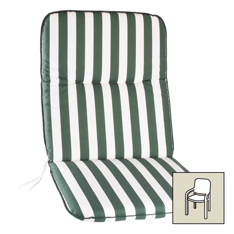 Best Niederlehnerauflage Grün/weiß, Ca. 100 X 50 Cm 5 Best Niederlehnerauflage Grün/weiß, Ca. 100 X 50 Cm – Bild 3