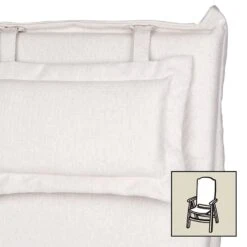 Hochlehnerauflage Blanko 9013, Ca. 129 X 54 X 8 Cm, Hochwertig, Robust