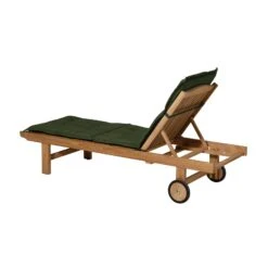 Madison Liegenauflage 'Panama', Dunkelgrün, Ca. 200 X 60 Cm -Gartenmöbel 3910408940 Liegenauflage Panama Green 1 97383