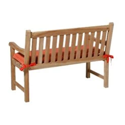 Madison Bankauflage 'Panama', Orange, Ca. 120 X 48 Cm -Gartenmöbel 3910408961 Bankauflage Panama Flame orange 1 97453