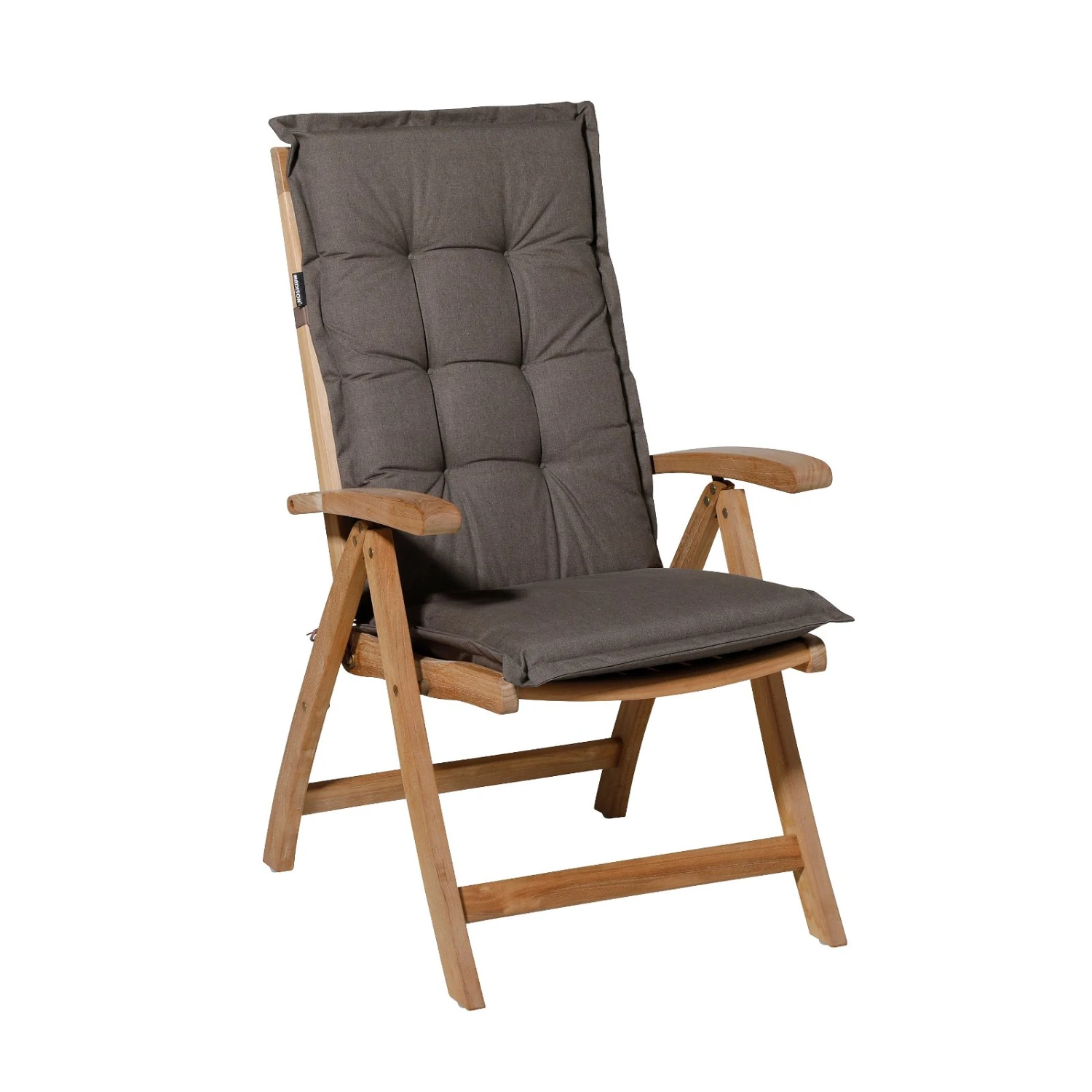 Madison Hochlehnerauflage 'Oxford Outdoor', Taupe, Ca. 123 X 50 Cm 4 Madison Hochlehnerauflage 'Oxford Outdoor', Taupe, Ca. 123 X 50 Cm – Bild 2