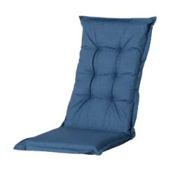 Madison Niederlehnerauflage 'Oxford Outdoor', Blau, Ca. 105 X 50 Cm