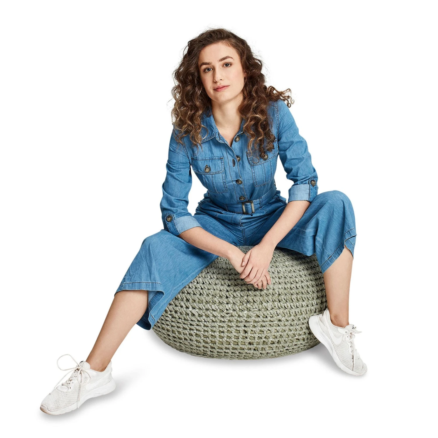 Best Pouf 'Ronda', Natur, Ca. 55 X 55 X 41 Cm 4 Best Pouf 'Ronda', Natur, Ca. 55 X 55 X 41 Cm – Bild 2