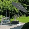 Mittelstockschirm 'Style', Ø 250 Cm -Gartenmöbel 3910503090 3910503095 Sonnenschirm Style Dessin stone grey 85881