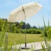 Mittelstockschirm 'Locarno', Ø 200 Cm, Natur -Gartenmöbel 3910503112 Sonnenschirm Locarno natur 1 90236