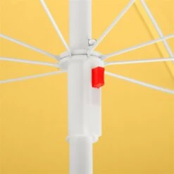 Mittelstockschirm 'Ibiza', Ø 200 Cm -Gartenmöbel 3910503127 Sonnenschirm Ibiza goldgelb 5 90336