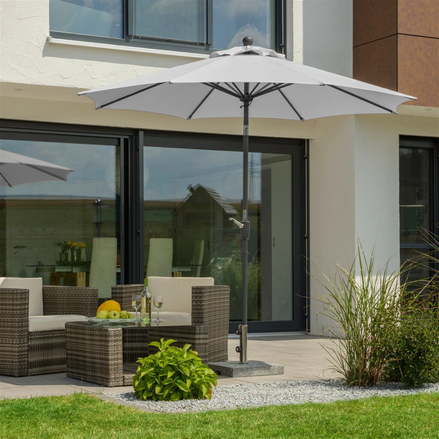 Mittelstockschirm 'Harlem', Ø Ca. 270 Cm 9 Mittelstockschirm 'Harlem', Ø Ca. 270 Cm – Bild 7