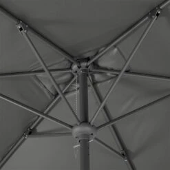 Mittelstockschirm 'Tunis', Ca. 270 X 150 Cm -Gartenmöbel 3910503162 Sonnenschirm Tunis anthrazit 3 90546