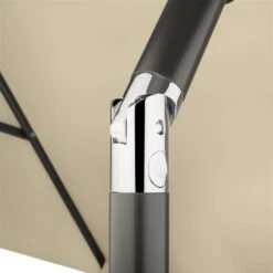 Sonnenschirm 'Adria', Ø 300 Cm, Natur -Gartenmöbel 3910503169 Sonnenschirm Adria natur 4 91656