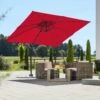 Schneider Sonnenschirm 'Rhodos Junior', 270 X 270 Cm -Gartenmöbel 3910503183 Sonnenschirm Rhodos Junior rot 4 91728