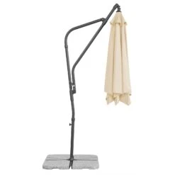 Pendelschirm 'Genua', Ø Ca. 300 Cm, Natur -Gartenmöbel 3910503207 Ampelschirm Genua natur 2 90683