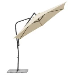 Pendelschirm 'Genua', Ø Ca. 300 Cm, Natur -Gartenmöbel 3910503207 Ampelschirm Genua natur 8 90681