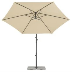 Pendelschirm 'Genua', Ø Ca. 300 Cm, Natur -Gartenmöbel 3910503207 Ampelschirm Genua natur 9 90682