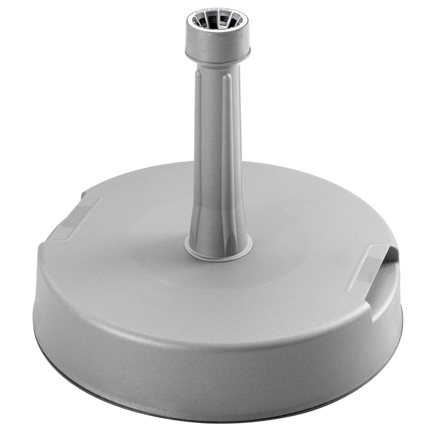 Schirmständer, Befüllt Mit Beton, Silbergrau 3 Schirmständer, Befüllt Mit Beton, Silbergrau