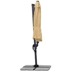 Sonnenschirm 'Rhodos Eco', Natur, Ca. Ø 300 Cm 20 Sonnenschirm 'Rhodos Eco', Natur, Ca. Ø 300 Cm -Gartenmöbel 3910503233 Sonnenschirm Rhodos eco TWIST rund natur 10 102954