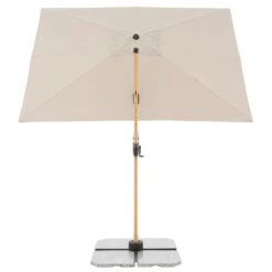 Pendelschirm 'Alu-Wood Ultra AX', Ca. 300 X 220 Cm, Natur -Gartenmöbel 3910503247 Pendelschirm Alu Wood Ultra AX 2 99024