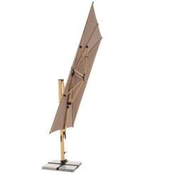 Doppler Pendelschirm 'Alu-Wood XL LED Ultra', Ca. 400 X 300 Cm -Gartenmöbel 3910503252 Pendelschirm ALU Wood XL LED Ultra 8 98940