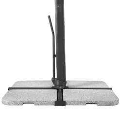 Sonnenschirm 'Rhodos Smart', Ca. 300 X 300 Cm -Gartenmöbel 3910503269 Sonnenschirm Rhodos Smart silbergrau 4 103239