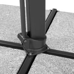 Sonnenschirm 'Rhodos Smart', Ca. 300 X 300 Cm -Gartenmöbel 3910503269 Sonnenschirm Rhodos Smart silbergrau 7 103238