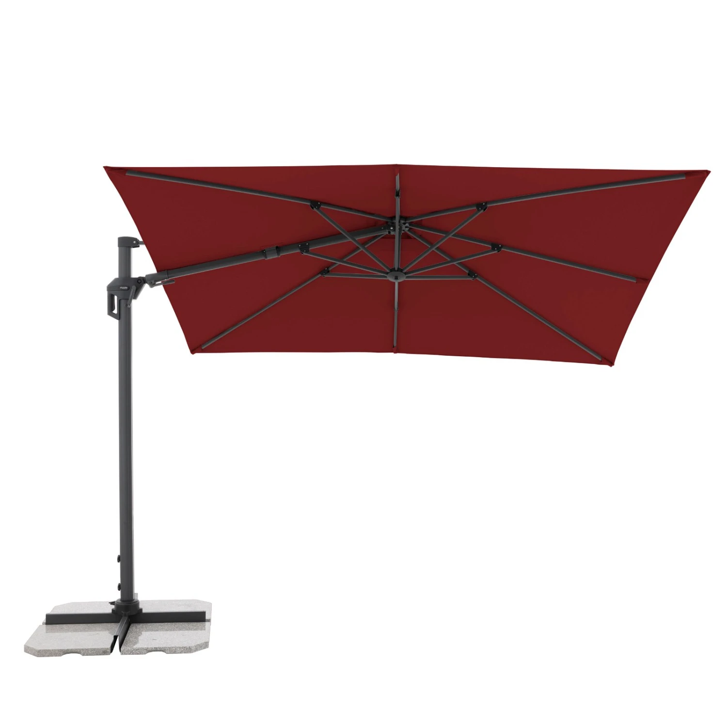 Doppler Pendelschirm 'Active Green Edition', Bordeaux, Ca. 210 X 310 Cm 7 Doppler Pendelschirm 'Active Green Edition', Bordeaux, Ca. 210 X 310 Cm – Bild 5