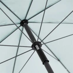 Doppler Beach-Sonnenschirm 'Como', Hellblau, Ø Ca. 160 Cm -Gartenmöbel 3910503288 beach sonnenschirm hellblau 1 120138