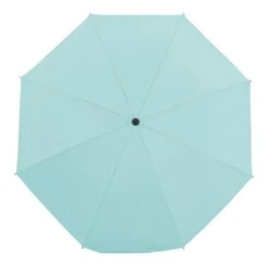 Doppler Beach-Sonnenschirm 'Como', Hellblau, Ø Ca. 160 Cm