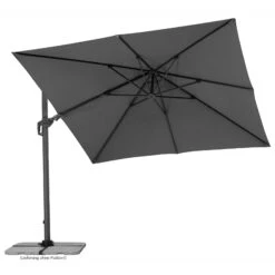 Pendelschirm 'Rhodos', Anthrazit, Ca. 300 X 300 Cm 23 Pendelschirm 'Rhodos', Anthrazit, Ca. 300 X 300 Cm -Gartenmöbel 3910503326 Pendelschirm Rhodos Twist Green Style ca 300x300cm anthrazit 7 119123