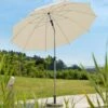 Sonnenschirm 'Locarno', Ø 220 Cm, Natur -Gartenmöbel 3910503328 Sonnenschirm Locarno ca D 220cm natur 11 119144