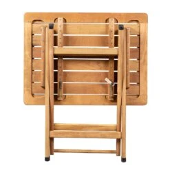 Holztisch 'Matera', Buchenholz, Ca. 80 X 60 X 75 Cm -Gartenmöbel 3910700456 Holztisch Matera 80x60cm 2 102339