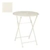 Klapptisch 'Neta', Creme, Ca. Ø60 X H70 Cm -Gartenmöbel 3910801549 Klapptisch Neta hellgruen 118934