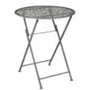 Klapptisch 'Thalia', Dunkelgrau, Ca. Ø60 X H70 Cm 2 Klapptisch 'Thalia', Dunkelgrau, Ca. Ø60 X H70 Cm -Gartenmöbel 3910801550 Klapptisch Thalia dunkelgrau 118933