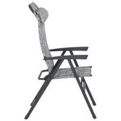 Campingsessel 'Natura', Anthrazit, Ca. 121 X 67 X 61 Cm -Gartenmöbel 3930401038 Alu Camping Klappsessel Natura 5 103801