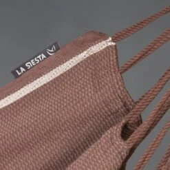 LA SIESTA Hängestuhl Lounger Habana Chocolate, Aus Bio-Baumwolle -Gartenmöbel 3940200258 Haengestuhl Lounger Habana chocolate BioBaumwolle 03 47089